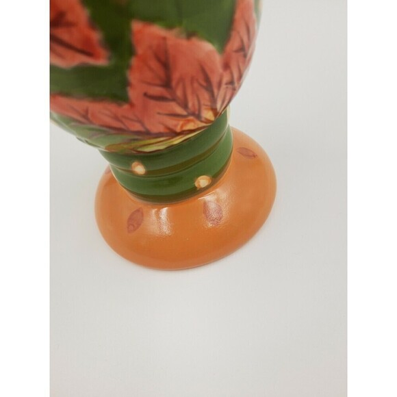 BELLA Casa Autumn Leaves By Ganz Goblet Mug 6" - Picture 6 of 7